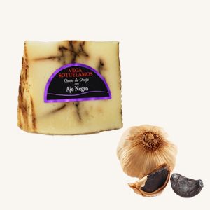 Vega Sotuelamos Cured sheep´s cheese with black garlic (ajo negro), wedge 200 gr